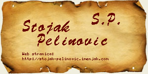 Stojak Pelinović vizit kartica